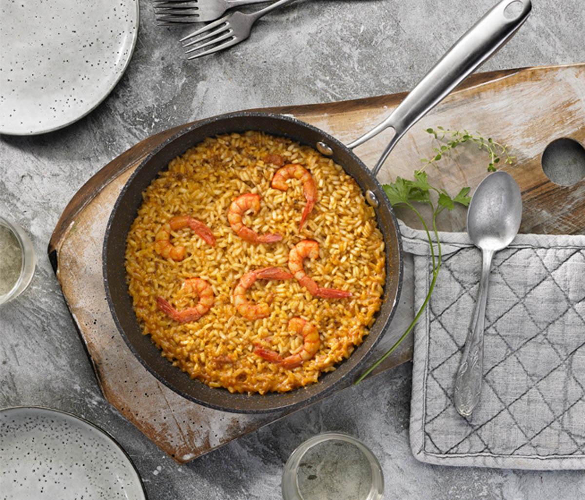 Recepta arròs sec amb gambes Recepta arròs sec amb gambes