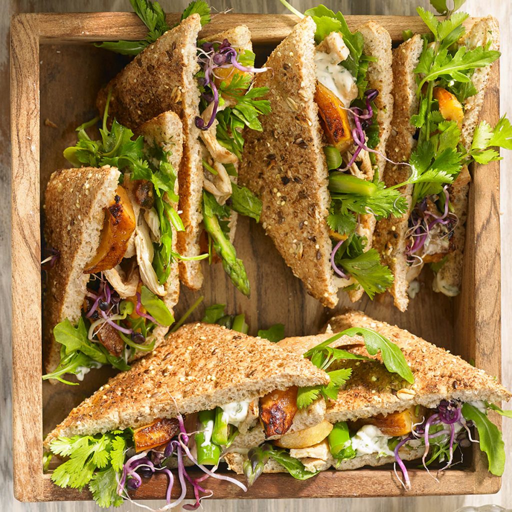 recepta ametller origen sandwich de pollastre i nespre caramel·litzat
