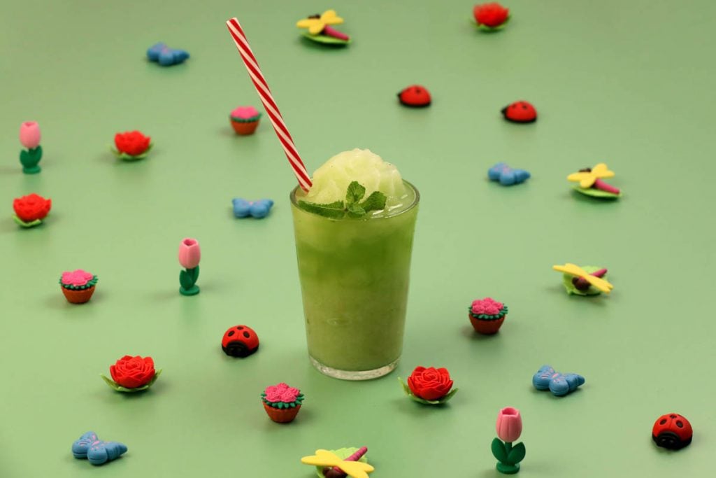 receta ametller origen granizado de melones coco menta y lima