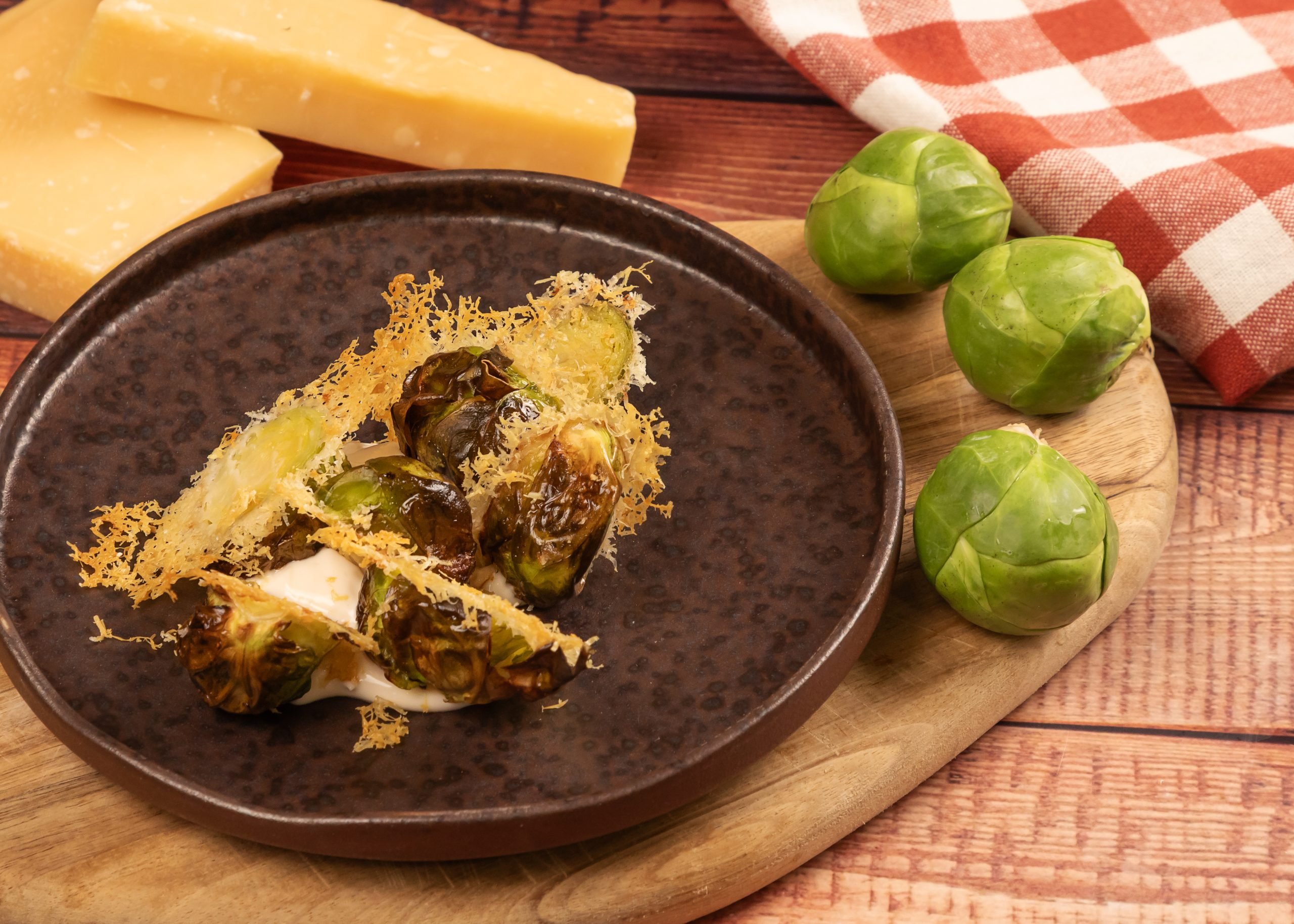 Recepta cols de brussel·les cruixents amb parmesà