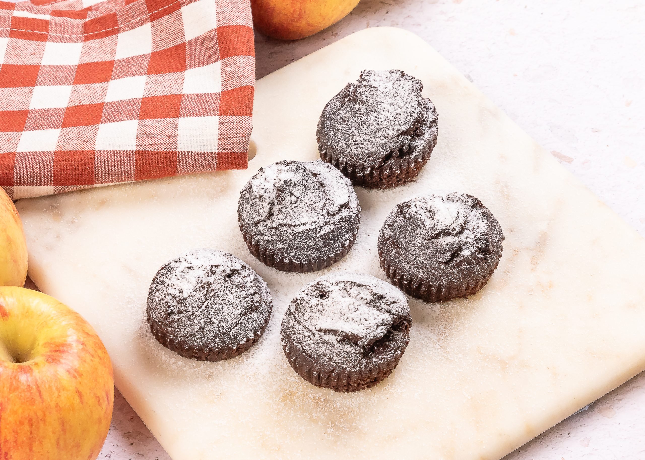 Receta muffins de manzana con cacao Receta muffins de manzana con cacao