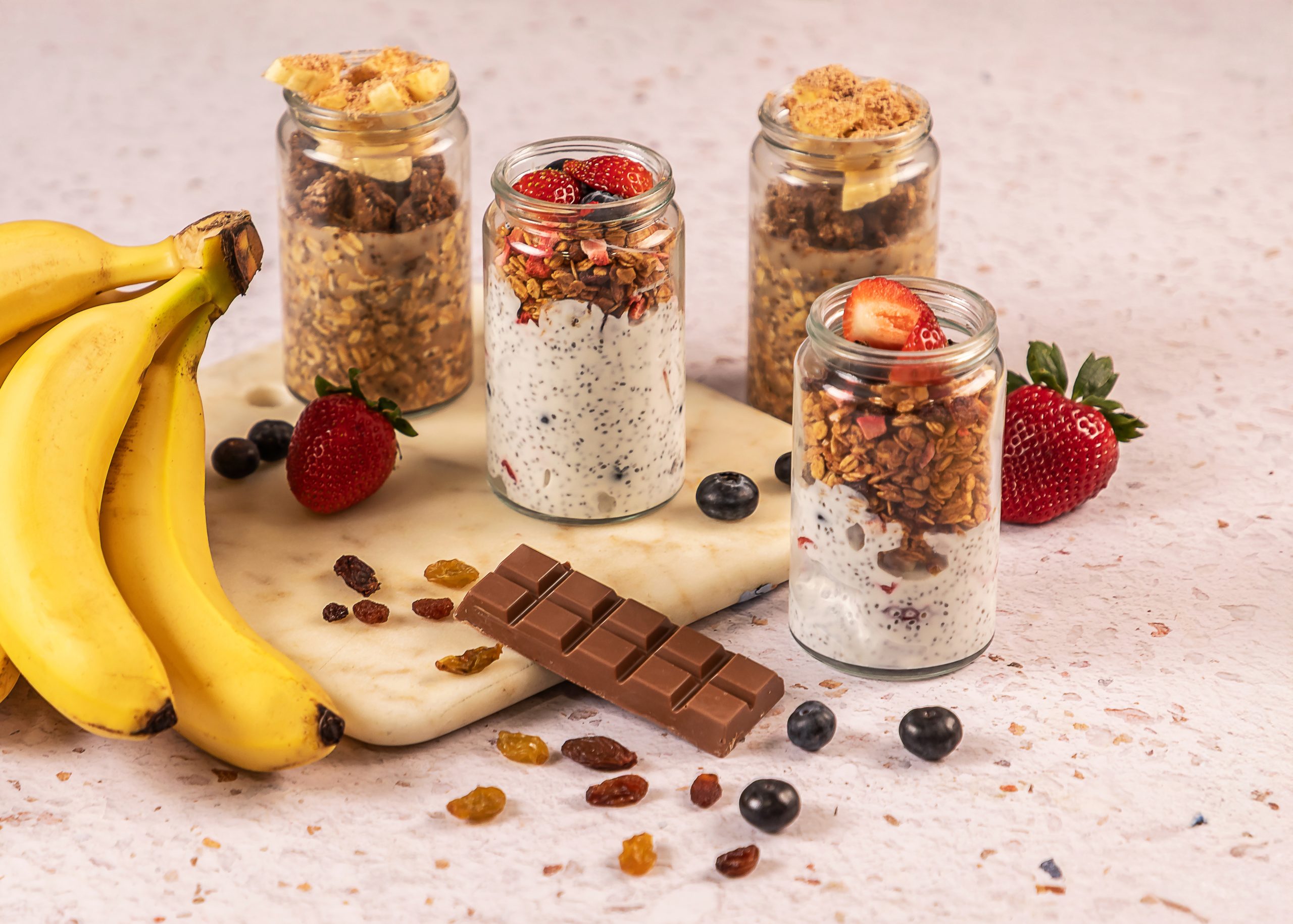 Recepta overnight oats de civada amb beguda vegetal Recepta overnight oats de civada amb beguda vegetal