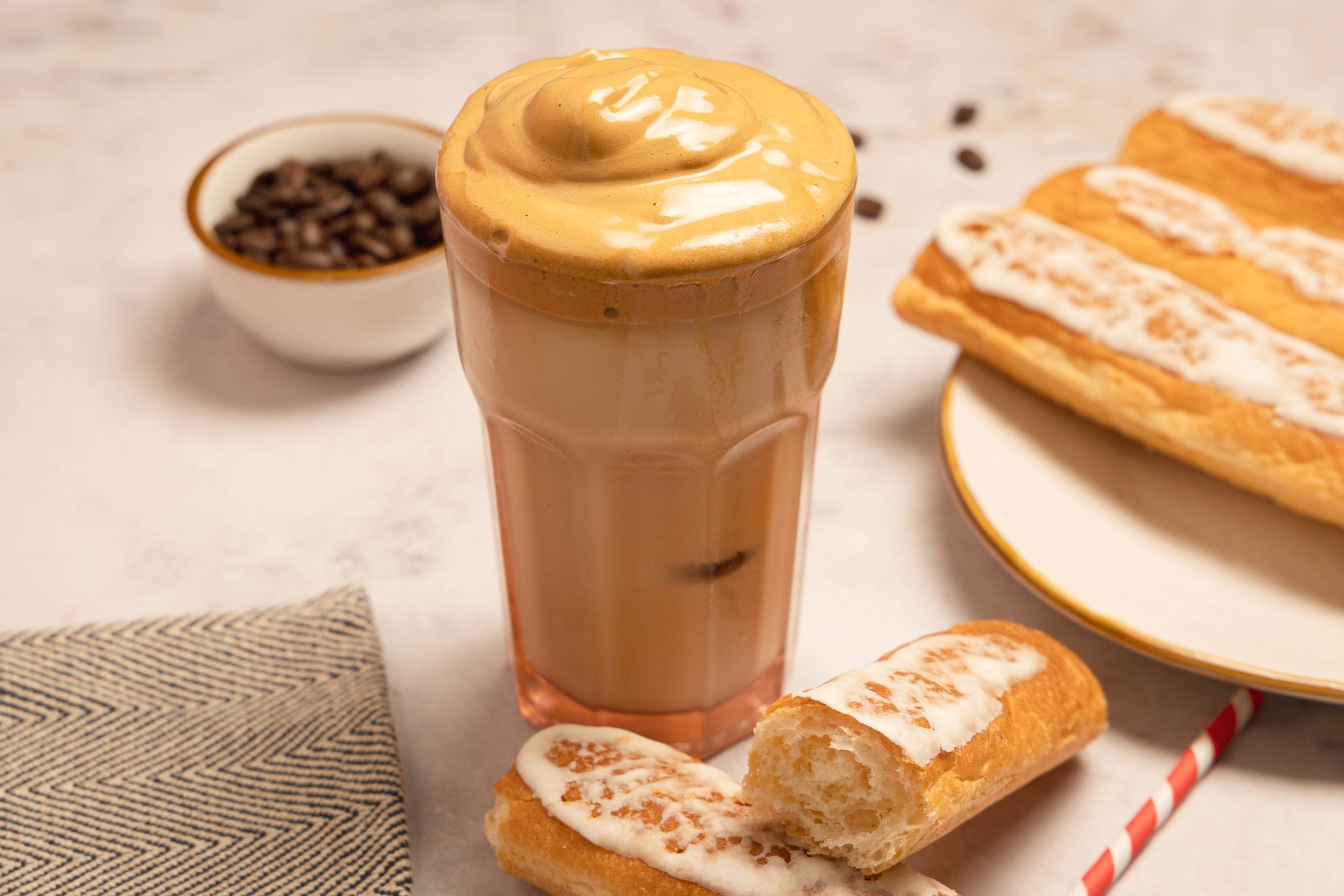 Receta horchata con café dalgona Receta horchata con café dalgona