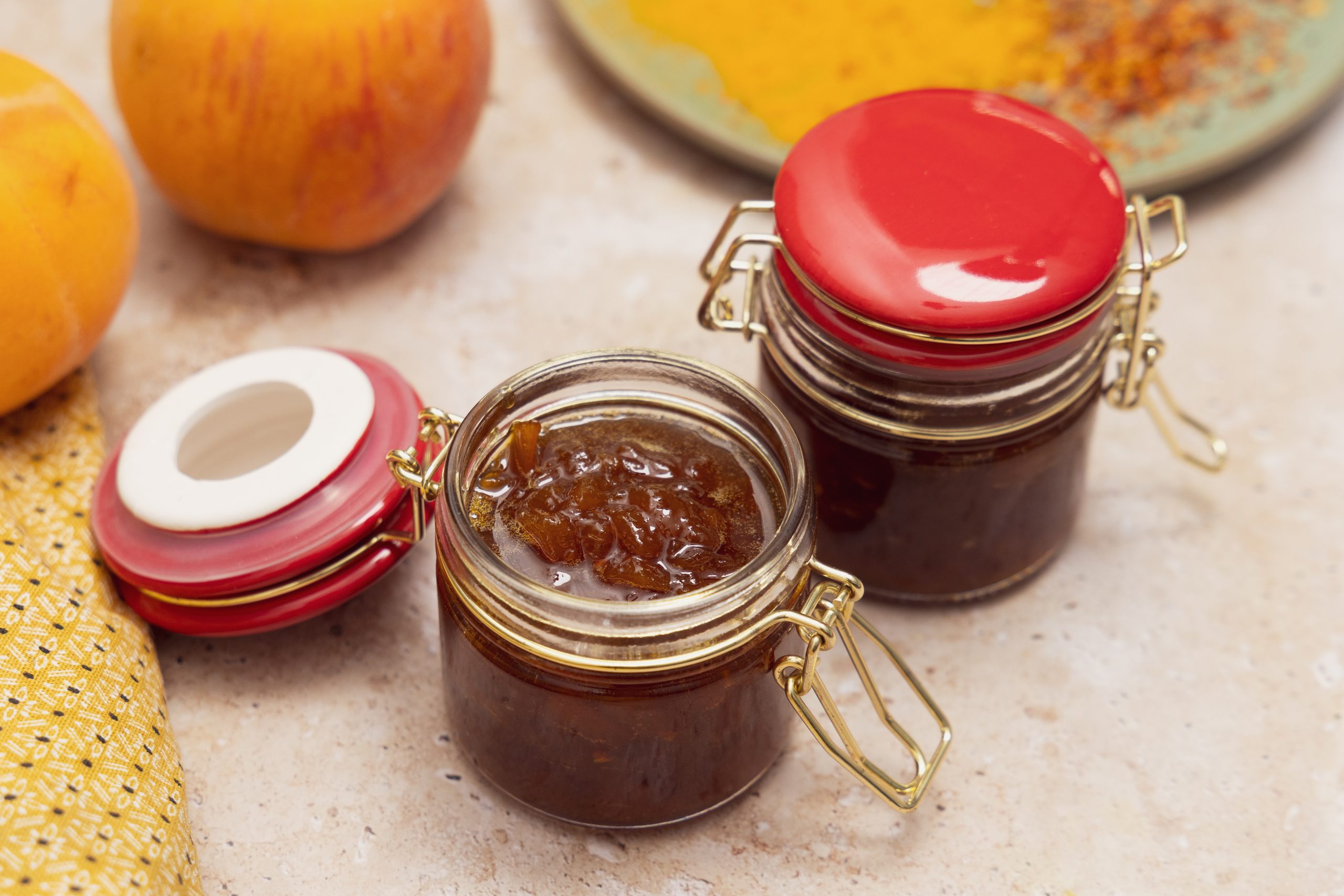 Receta chutney de melocotón Receta chutney de melocotón